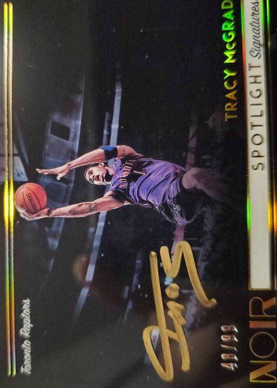 Tracy McGrady 2018 Noir Spotlight Signatures /99 RAW