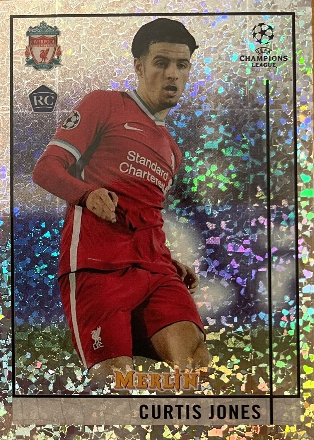 Curtis Jones 2020 Topps Merlin Chrome UEFA Champions League #41