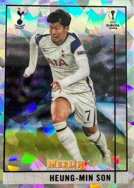 Heung-Min Son 2020 Topps Merlin Chrome UEFA Champions League #44 Atomic Refractor /250 SGC 10