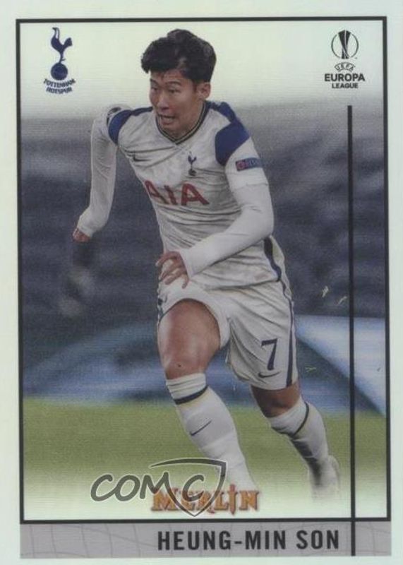 Heung-Min Son 2020 Topps Merlin Chrome UEFA Champions League #44 Refractor PSA 10