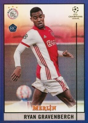 Ryan Gravenberch 2020 Topps Merlin Chrome UEFA Champions