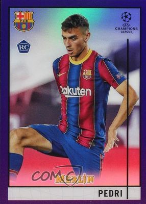 2020 Topps Merlin Chrome UEFA Champions League #89 Purple Refractor /299