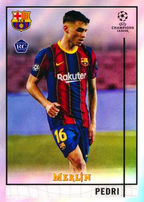2020 Topps Merlin Chrome UEFA Champions League #89 Rookie Image Variation