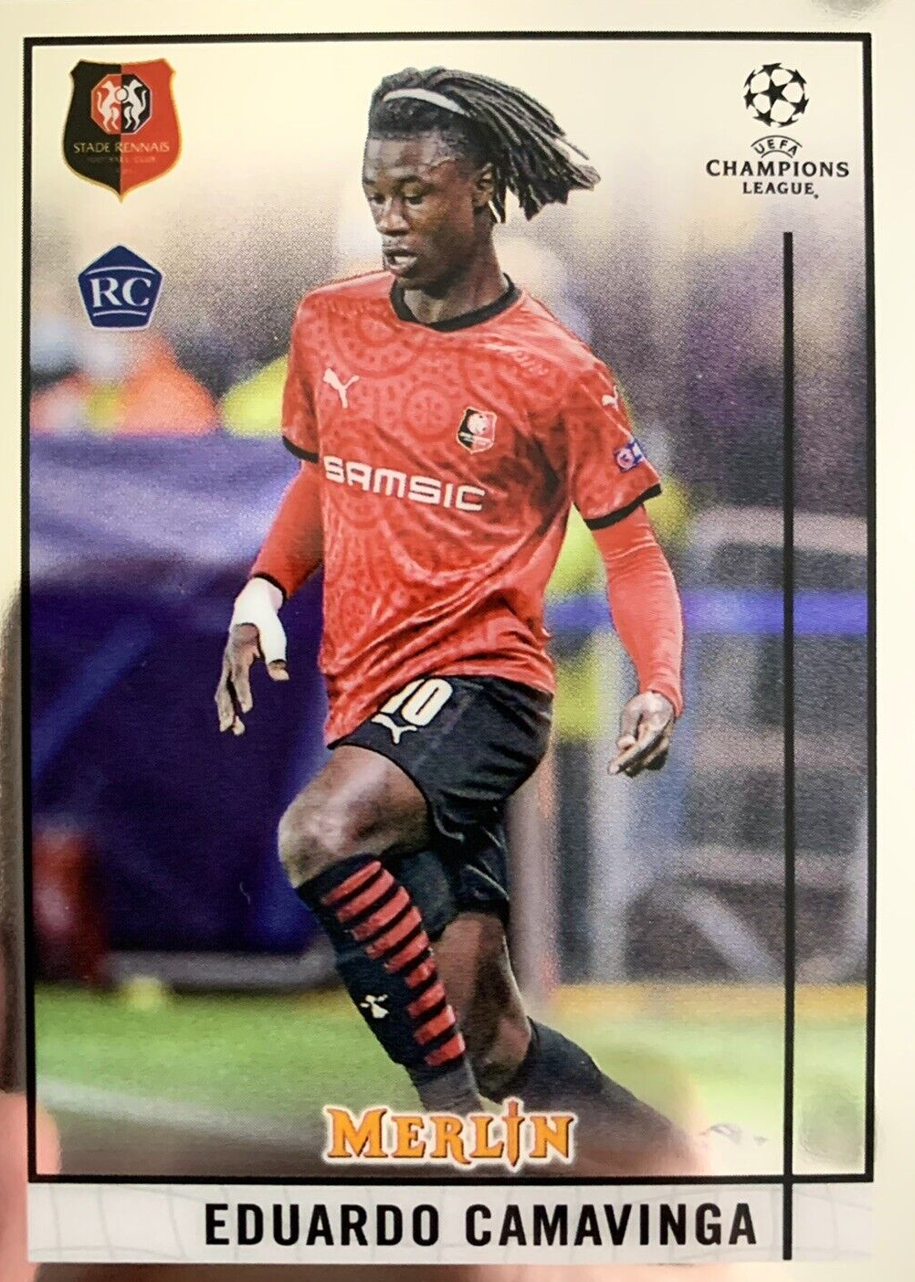 TOPPS サッカーカード MUSEUM COLLECTION MEANINGFUL MATERIAL EDUARDO CAMAVINGA STADE RENNAIS 17/75 #MMR-EC 送料無料 中古 IT1 Eduardo Camavinga Trading Cards for sale | eBay