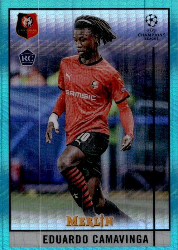 thumbnail image 2 of 2020 Topps Living Set Eduardo Camavinga Rookie Card #240 – PSA 10 Gem Mint – Soccer Trading Card 2 of 5