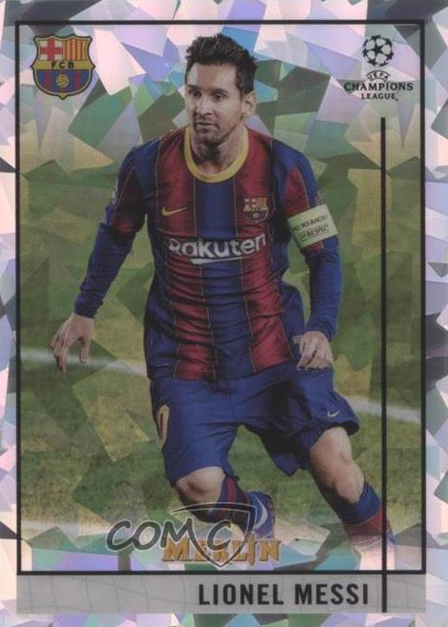 Topps Merlin Chrome Messi メッシ 世界250枚限定 Lionel Messi 2020 Topps Merlin Chrome UEFA Champions League #1