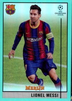 2020 Topps Merlin Chrome UEFA Champions League #1 Aqua Refractor /199