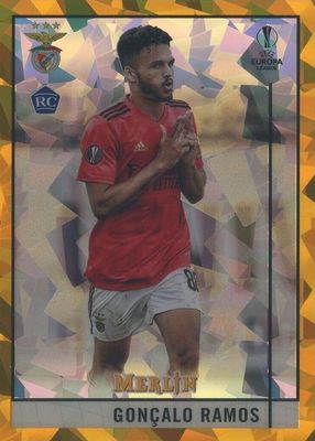 2020 Topps Merlin Chrome UEFA Champions League #52 Gold Atomic Refractor /50