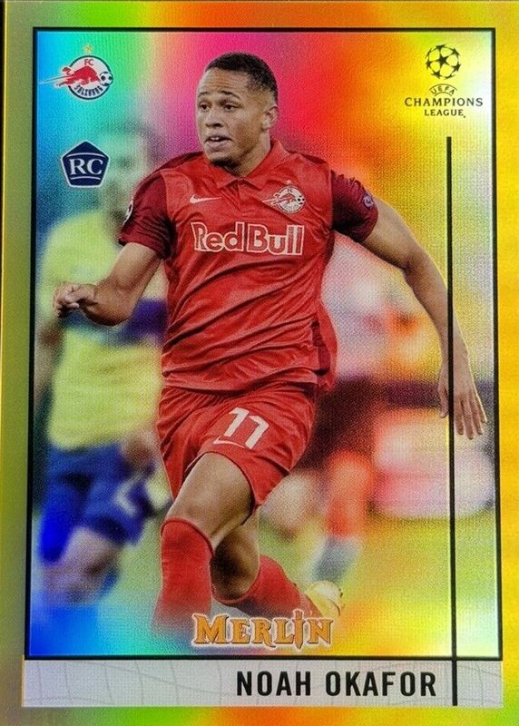 2020 Topps Merlin Chrome UEFA Champions League #47 Gold Refractor /50