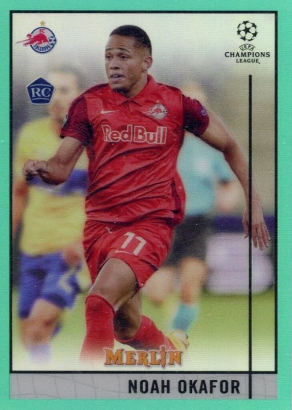 2020 Topps Merlin Chrome UEFA Champions League #47 Aqua Refractor /199