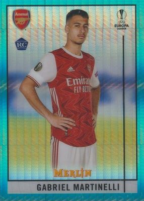2020 Topps Merlin Chrome UEFA Champions League #24 Aqua Prism Refractor