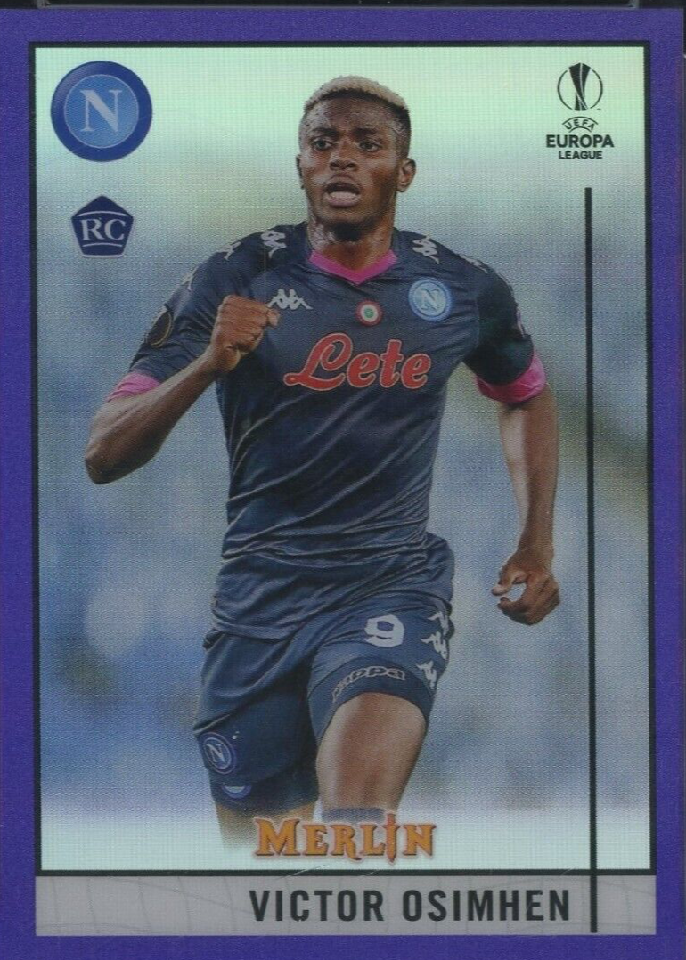 Victor Osimhen 2020 Topps Merlin Chrome UEFA Champions League #59