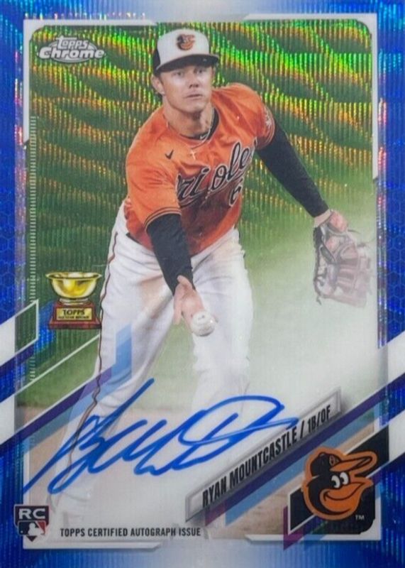 2021 Topps Chrome #RA-RM Rookie Auto - Blue Wave Refractor /150