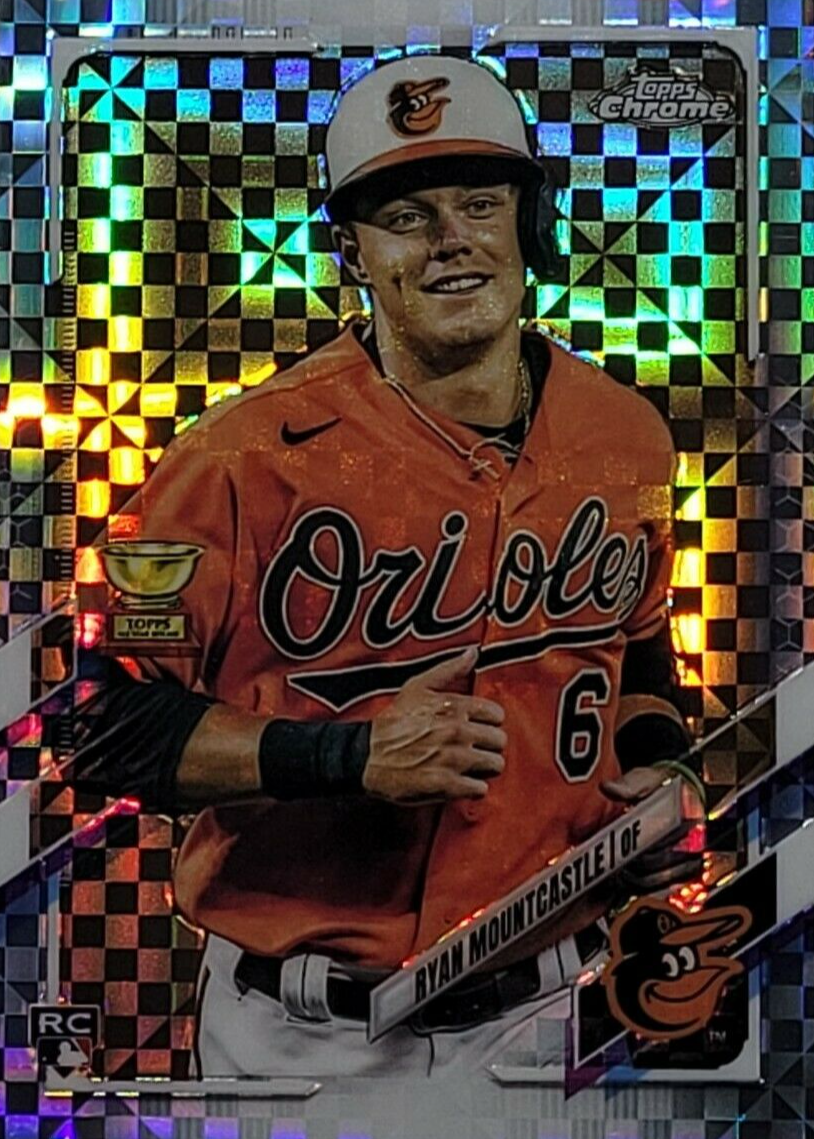 その他 Ryan Mountcastle RC Autograph Topps Ryan Mountcastle 2023 Topps Series 1 One Baseball Gold Card