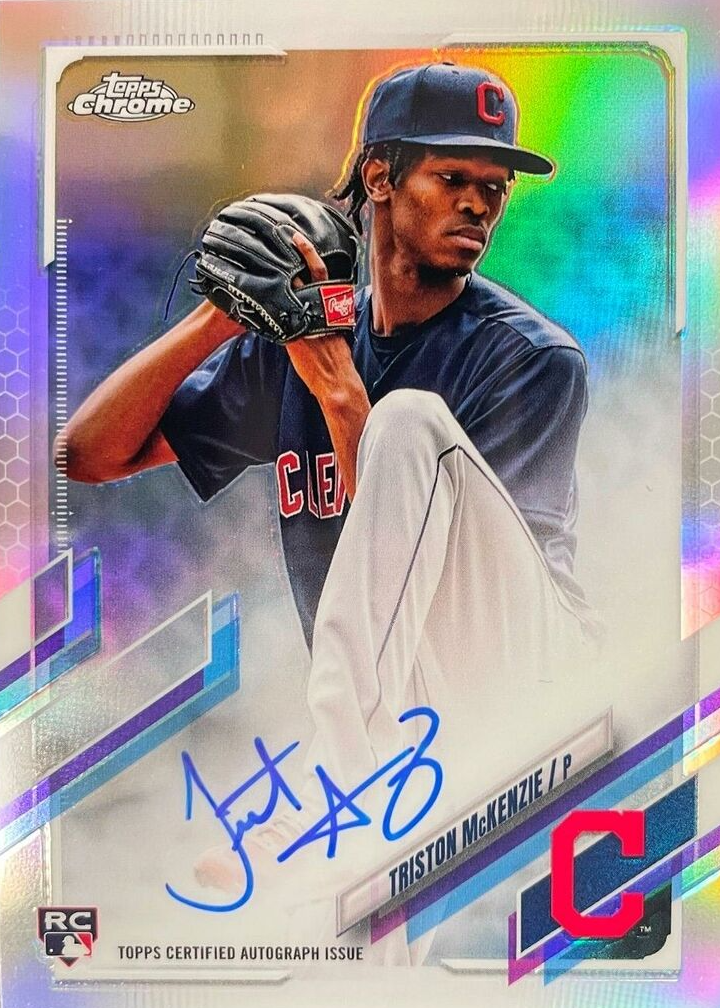 TOPPS MLBカード DEFINITIVE COLLECTION TRISTON McKENZIE CLEVELAND INDIANS 09/10 #DRA-TM1 送料無料 中古 IT1 TOPPS MLBカード DEFINITIVE COLLECTION TRISTON McKENZIE