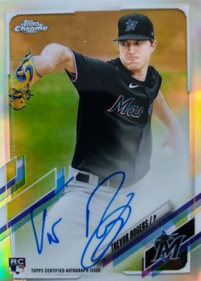 2021 Topps Chrome #RA-TR Rookie Auto - Refractor /499