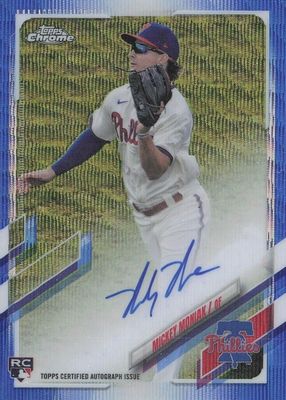 2021 Topps Chrome #RA-MM Rookie Auto - Blue Wave Refractor /150