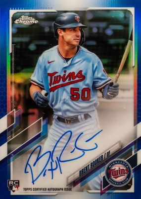 2021 Topps Chrome #RA-BR Rookie Auto - Blue Refractor /150