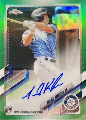 2021 Topps Chrome #RA-JKE Rookie Auto - Green Refractor /99