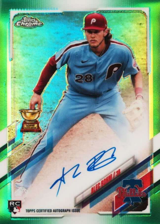 ALEC BOHM TOPPS FIVE STAR ＆ GOLD LABEL 2021 Topps Gold Label