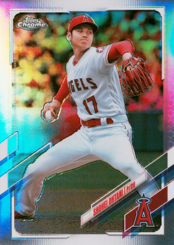 Shohei Ohtani 2021 Topps Chrome #159 Refractor PSA 10