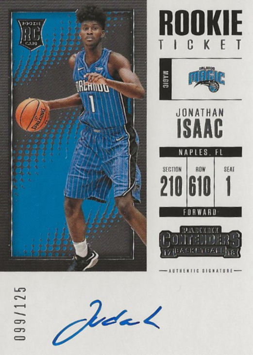 Jonathan Isaac Basketball Cards Price Guide - Sports Card Investor