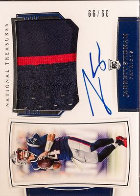 2019 National Treasures #184 Rookie Patch Auto /99