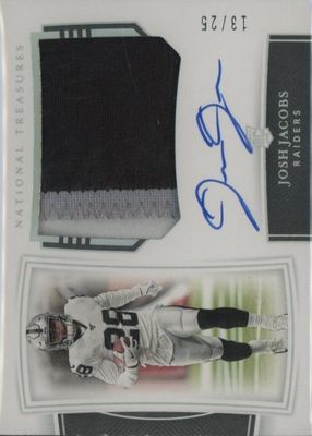 2019 National Treasures #166 Rookie Patch Auto - Holo Silver /25