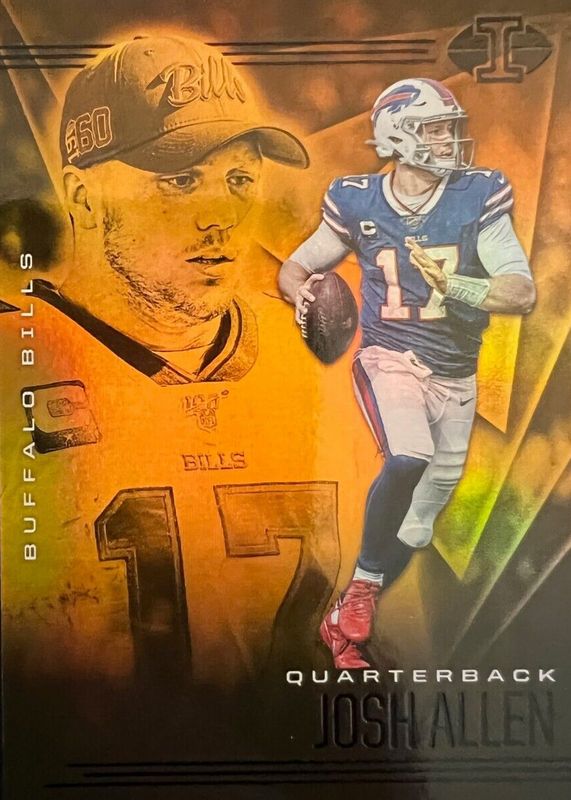 Josh Allen 2020 Illusions #52 Trophy Collection Orange PSA 10