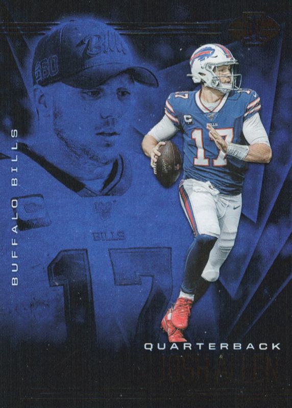 Josh Allen 2020 Illusions #52 Trophy Collection Sapphire SGC 9.5