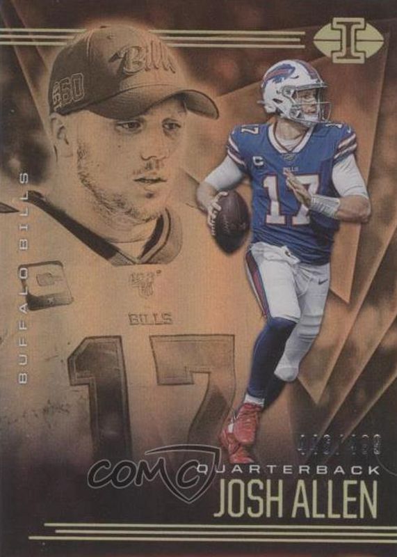 Josh Allen 2020 Illusions #52 Trophy Collection Bronze /499 PSA 10