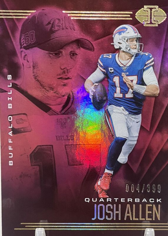 Josh Allen 2020 Illusions #52 Trophy Collection Pink /399 BGS 9.5