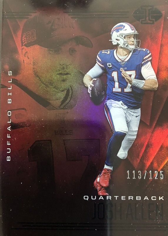 Josh Allen 2020 Illusions #52 Trophy Collection Ruby /125 BGS 9.5