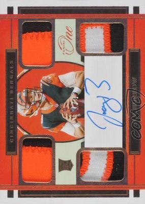 2020 One #71 Rookie Quad Patch Auto - Gold (/4)