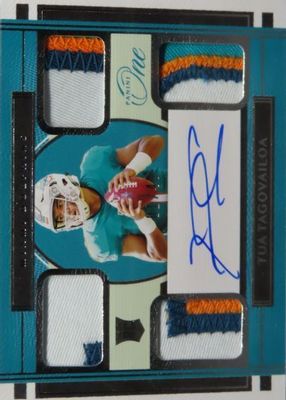2020 One #72 Rookie Quad Patch Auto (/49)