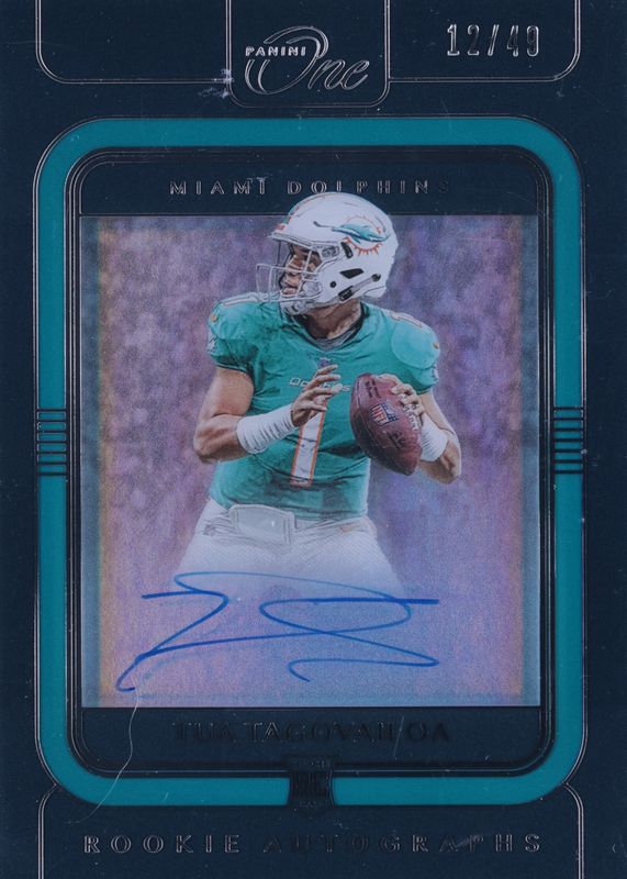 Tua Tagovailoa 2020 One #102 Rookie Autographs (/49) Rookie SGC 10