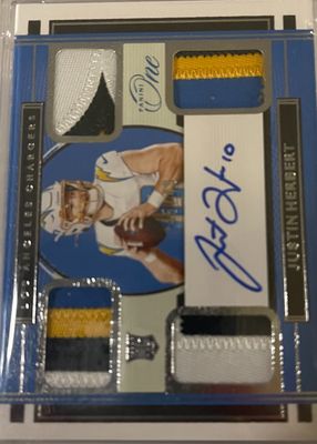 2020 One #73 Rookie Quad Patch Auto (/49)