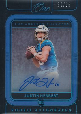 2020 One #103 Rookie Autographs - Blue (/35)