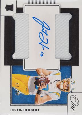 2020 One #33 Rookie Dual Patch Auto (/99)