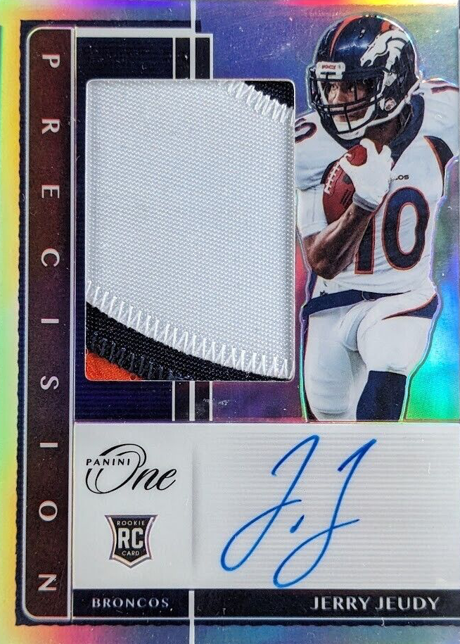 Jerry Jeudy 2020 One #308 Precision Rookie Patch Autographs