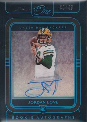 2020 One #104 Rookie Autographs - Blue (/49)