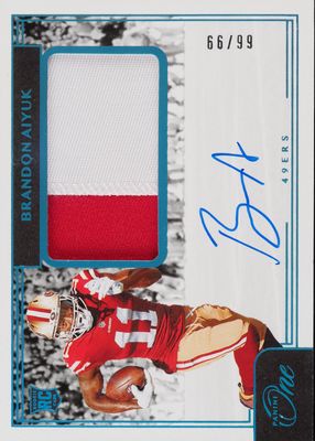 2020 One #17 Rookie Patch Auto - Blue (/99)