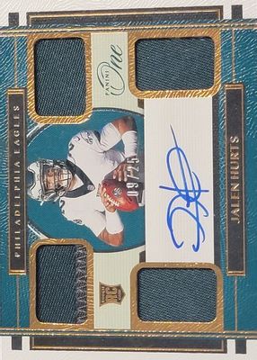 2020 One #79 Rookie Quad Patch Auto - Bronze (/25)
