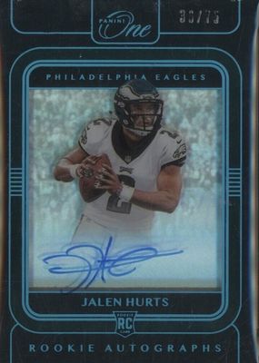 2020 One #108 Rookie Autographs - Blue (/75)