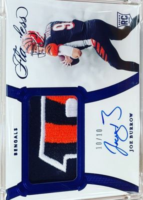 2020 Flawless #RPA-JBU Rookie Patch Auto - Sapphire /10
