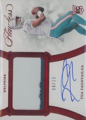 2020 Flawless #RPA-TTA Rookie Patch Auto - Ruby /15