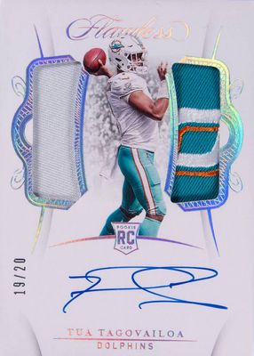 2020 Flawless #RDPA-TT Rookie Dual Patch Auto - Silver /20