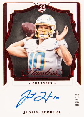 2020 Flawless #RSS-JHE Rookie Shadow Signatures - Ruby (/15)