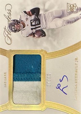 2020 Flawless #RPA-LSH Rookie Patch Auto /25