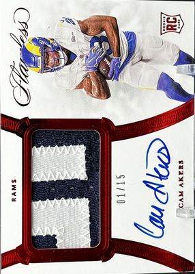 2020 Flawless #RPA-CAK Rookie Patch Auto - Ruby /15